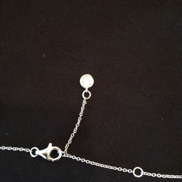 STERLING SILVER NECKLACE WITH ZIRCONIA - Picture 2 of 3